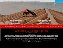 Tablet Screenshot of palmerroofing.net