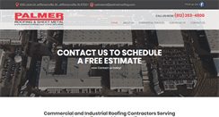 Desktop Screenshot of palmerroofing.com