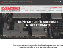 Tablet Screenshot of palmerroofing.com